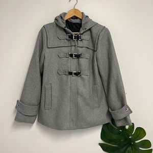 vici wool buckle coat